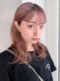 12/暗髪ロング/大人可愛い/シースルーバング/斜めバング　