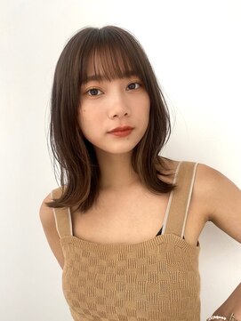 コンティニュー オモテサンドウ(CONTINUE OMOTESANDO) くびれレイヤー/ミディアムカット/インナーカラー