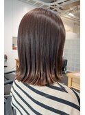 大人可愛い(30代、40代)切りっぱなしロブ　夏目サトル