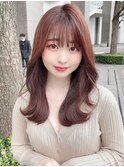 石塚／大人かわいいピンクブラウンくびれロング10代20代30代新宿