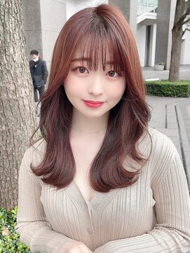 サロウィンフレンテ 新宿三丁目(SALOWIN Frente) 石塚/大人かわいいピンクブラウンくびれロング10代20代30代新宿