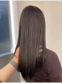 髪質改善＊アッシュチョコレートブラウン＊美髪【Zina 千早】