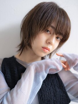 ベンジー 八戸店(benji) お洒落女子くすみグレージュとマッシュウルフヘア◎