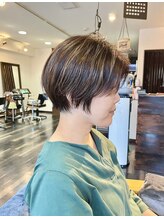 ヘアスペース クレール(hair space clair) 【clair 清水恭平】20代30代40代　大人ナチュラル　横顔美人