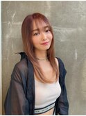 グラデーションカラー☆オレンジベージュ