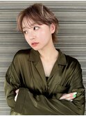 【paaq田中智大】ショートウルカット×ローライト（ブラウン）