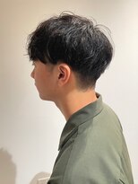 ソイクフ 四条大宮店(SOY-KUFU) 【soy-kufu】MEN'S HAIRマッシュパーマアッシュブラック