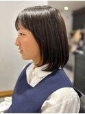 伸ばしかけの方におすすめ/顔まわりレイヤー/ボブ