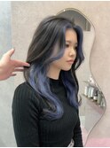 天神大名ケアブリーチフェイスフレーミングインナーカラー韓国