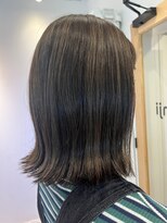 ベンジー 学芸大学店(benji)&nbsp;【嶋崎お客様スタイル】オリーブグレージュxブリーチxミディアム