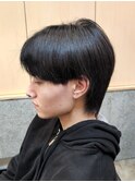 マッシュウルフニュアンスパーマナチュラル