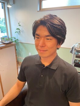 美容室紡場の写真/【メンズのお悩みを解消】骨格に合わせたボリュームアップやスタイリングが楽な再現性高いスタイルに◎