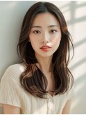 オンブレグレージュオリーブベージュくびれ大人美人