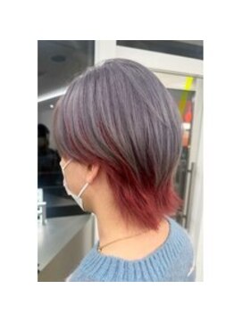 エッジ ヘア メイク(edge hair +make) カラー/ブリーチ/ダブルカラー/リタッチ/韓国/ハイトーン/流山