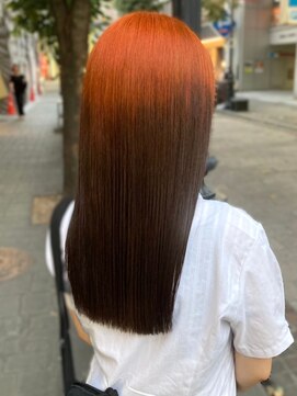 ローレンアンドパレード 並木坂店(Lauren&Parade) グラデーションカラー　ルーツカラー　切りっぱなし　美髪　艶髪