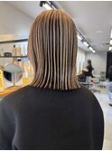 表参道ダブルカラーブリーチインナーカラー10代20代30代