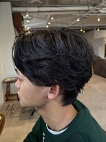 ワンコア (ONE CORE) 【忙しいパパさん必見】センターパートフェザーパーマ