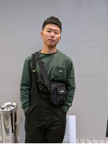 クフィア メンズヘアー カンポ 天王寺店(CUFFIA MEN'SHAIR CAMPO)&nbsp;韓国マッシュツーブロックフェードカット ツイストパーマ