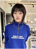 大人ボブ大人ショートボブミニボブ前髪なしオリーブグレージュ