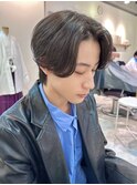 _men's ナチュラルウルフセンターパート_souta
