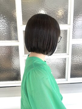 ジャストビューティサンク 上大岡(Just Beauty CiNQ) 【 hori 】ミニボブ/オリーブブラウン