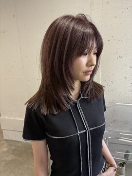 タロ(TALO) 【TALO】ラベンダーブラウンとレイヤーカット