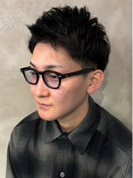 ディスイズバーバーサード(THIS IS BARBER 3rd) 刈り上げショート ツーブロック アップバング ビジネス