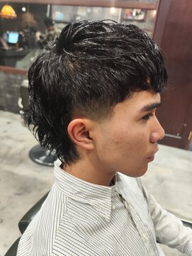 マレットヘアー/テーパーフェード/フェードカット