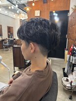 ヘアメイク デザート(HAIR MAKE DESART)&nbsp;木村法子【直毛さんにおすすめ！ツーブロック×メンズパーマ】