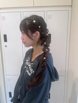 アローム(alom)&nbsp;ゆるふわサイド編みおろし