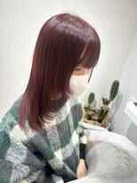 ベル サウス(BHEL south) 津市ロングレイヤーカットハッシュカット透明感カラー重めロング