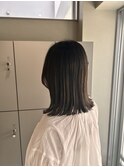 【EIGHT豊崎】お客様スタイル艶ブラウン外ハネミディ