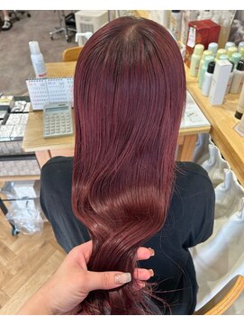 メルク ユニ(merc.uni) チェリーレッド大人ガーリー