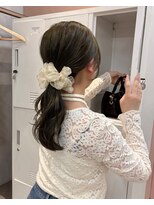 アマーク(a mark)&nbsp;【小川　結女花】水素カラーで♪オリーブグレージュ