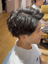 アヴァンス 天王寺店(AVANCE.)&nbsp;メンズアップバング×ニュアンスパーマ