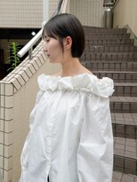 サロン シー(salon sea) salon sea 仙田ボブ×オリーブベージュ