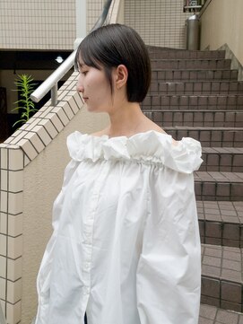サロン シー(salon sea) salon sea 仙田ボブ×オリーブベージュ