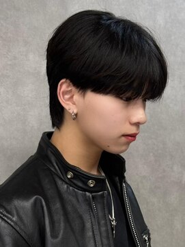 エルマーク 本山(L-MARK) マッシュヘア/黒髪/メンズカット/men's/フェザーパーマ