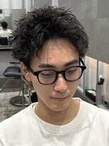 サンズ 梅田 中崎町(SUNS)&nbsp;ピンパーマでイケイケすぎないオシャレスパイキーショート
