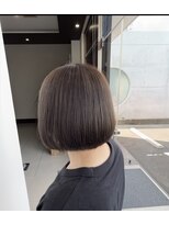 テーターテート 白子店(tete-a-tete)&nbsp;艶感イノアカラーx丸みボブ