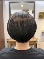 ヘアーサロン ラフリジー(Loufreasy)&nbsp;大人の丸みショートボブ×艶感シルエット