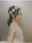 ＊ Wedding hair ＊   ×   花冠