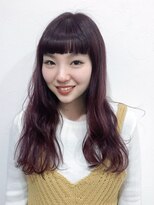 ナンプウ(Nanpu)&nbsp;《Nanpu》ぱっつんロング×ピンクガーネット