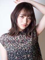 クアトログランシュ 水戸店(QUATRO×GranCieux)&nbsp;【QUATRO】ひし形セミディの小顔感UPスタイル