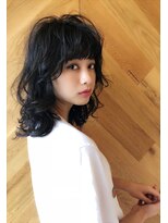 ラテ 武蔵小杉(LATTE)&nbsp;【LATTE武蔵小杉】大人ミディアム　小顔カット　似合わせパーマ