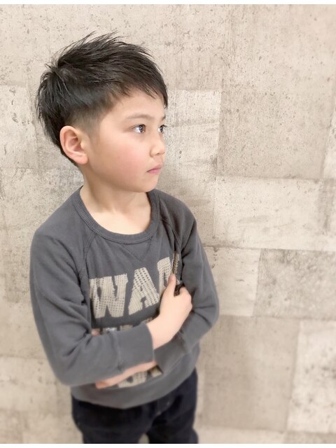 長野市アムールマヤ男の子キッズカット◎ショートヘア