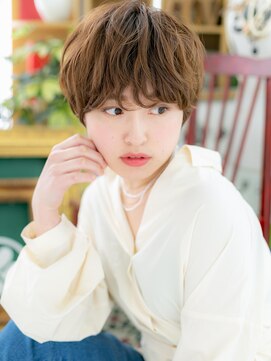 カバーヘア ブリス 大宮西口(COVER HAIR bliss) *bliss大宮*大人かわいい＊くせ毛風小顔マッシュショートb!