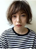 ショートボブ×パーマ