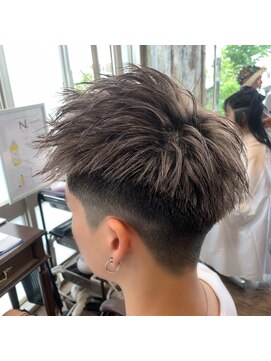 ヘアーアンドリラックス 十日市場店(hair & relax y-21) 刈り上げグレージュ