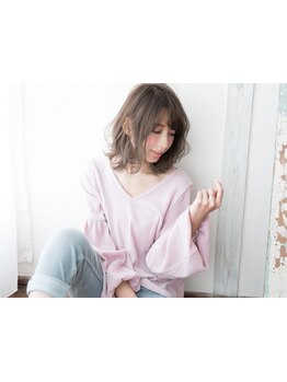 明るく出来る白髪染め＋カット\7900☆髪とお肌のエイジングケアでグッと若々しい雰囲気に♪[鹿嶋]